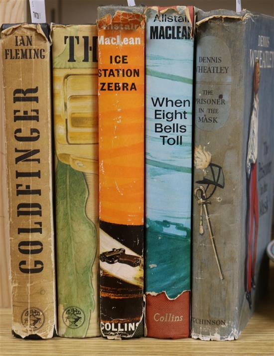 A small collection of books,